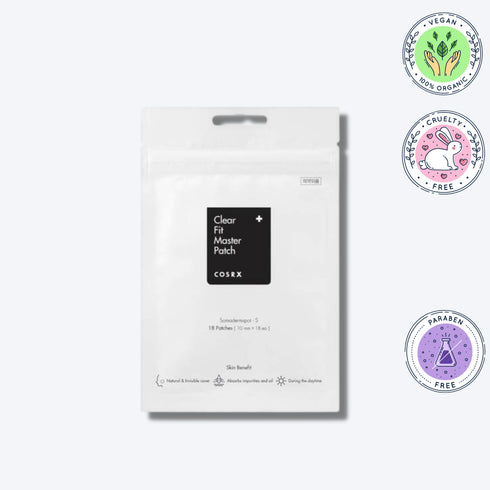 Scapă de coșuri peste noapte cu plasturii COSRX Clear Fit, special creați pentru ten acneic. Formulă care reduce inflamația și previne cicatricile. wowskin.ro